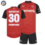 Bayer Leverkusen FRIMPONG 30 Home Kids Football Kit 2024/25  (No Socks)