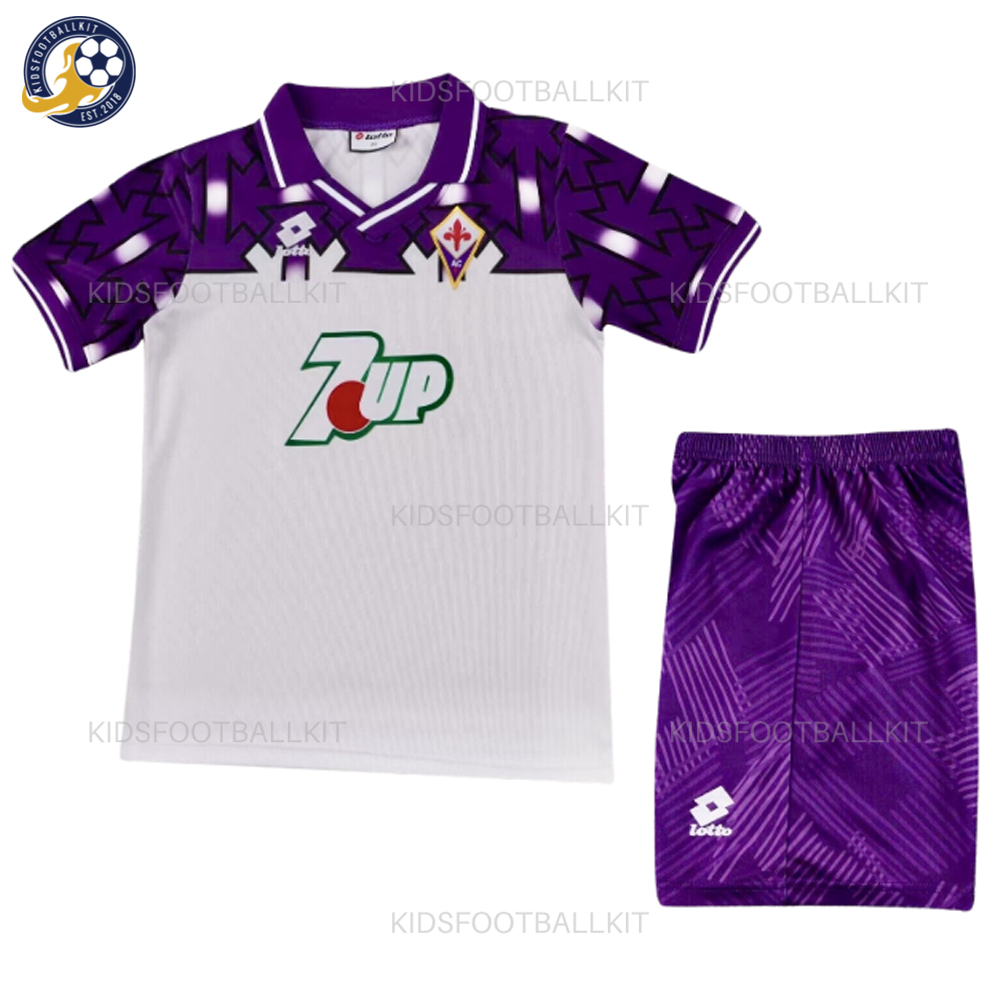 Fiorentina Away Kids Football Kit 1992/93