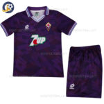 Retro AFC Fiorentina Home Kids Football Kit 1992/93  (No Socks)