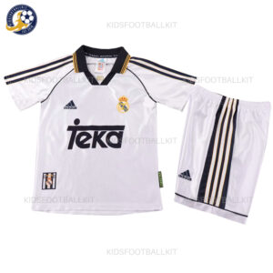 Real Madrid Home Kids Football Kit 1998/00