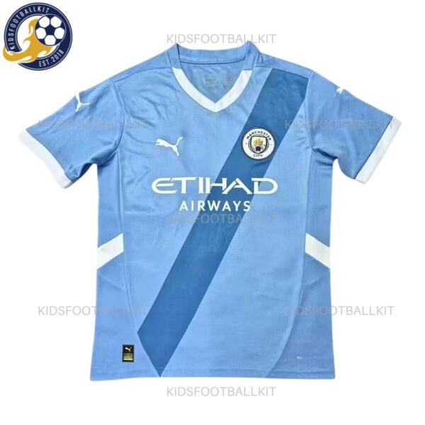 Man City Home Men Football Shirt 25/26 - Front View