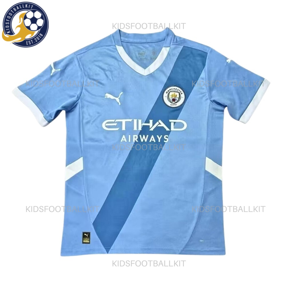 Man City Home Men Football Shirt 25/26 - Front View