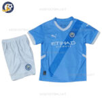 Manchester City Home Kids Football Kit 2025/26 (No Socks)