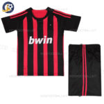 Retro AC Milan Home Kids Football Kit 2008/09 (No Socks)