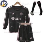 Inter Miami Away Kids Football Kit 2023/24 Long Sleeve (With Socks)