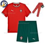 Portugal Home Kids Football Kit 2025/26 (With Socks)