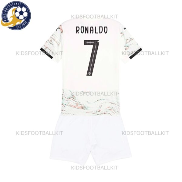 Portugal RONALDO 7 Away Kids Football Kit 2025/26 - Back View No Socks