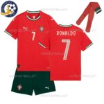 Portugal RONALDO 7 Home Kids Football Kit 2025/26 (With Socks)