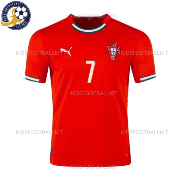 Portugal RONALDO 7 Home Men Football Shirt 2025 - Font View