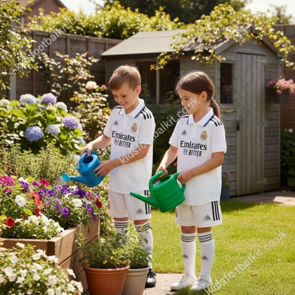 Real Madrid 25/26 Home Kids Football Kit (2)