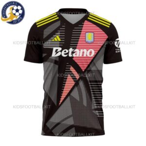 Aston Villa Black Goalkeeper Men Football Shirt 2024-25 - Front View