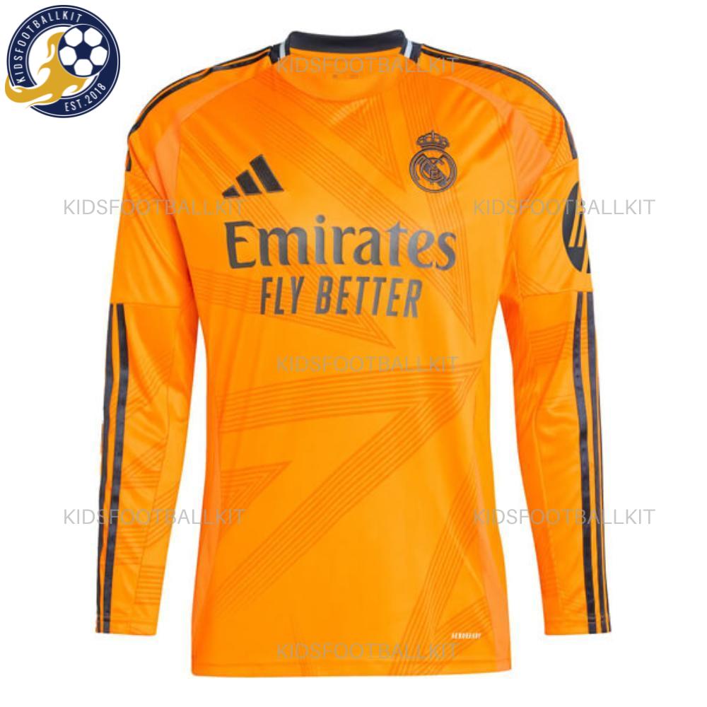 Real Madrid Away Men Football Shirt 2024/25 Long Sleeve - Front View