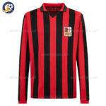 AC Milan Home 125th Anniversary Men Football Shirt 2024/25 Long Sleeve