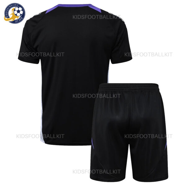 Real Madrid Black Purple Training Kids Kit 2024/25