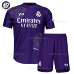 Real Madrid Y3 Purple Kids Football Kit 2023/24