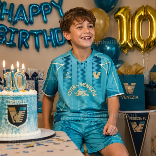 Venezia Home Kids Football Kit 202425 (No Socks)