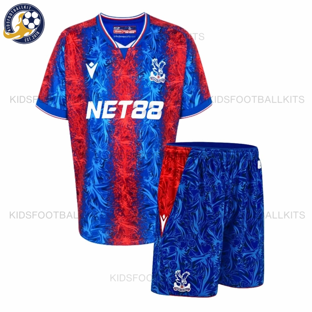 Crystal Palace Home Adult Football Kit 2024/25 - Front View No Socks