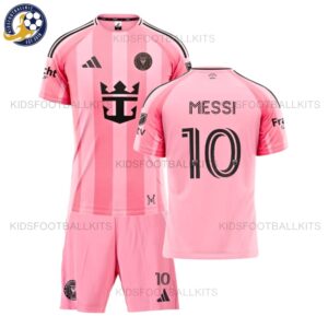 Inter Miami Home Kids Kit 2025/26 MESSI 10 - Overview No Socks