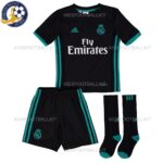 Retro Real Madrid Away Kids Football Kit 2017/18 (With Socks)