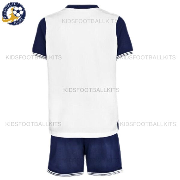 Tottenham Home Kids Football Kit 2024/25 - Back View No Socks