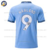 Manchester City Haaland 9 Framed Signature Football Shirt