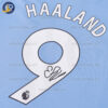 Manchester City Haaland 9 Framed Signature Football Shirt