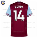 Westham Utd KUDUS 14 Home Men Football Shirt 2024/25