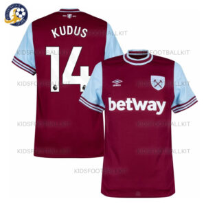 Westham Utd KUDUS 14 Home Men Football Shirt 2024/25