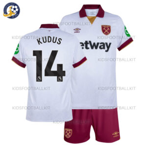 Westham Utd KUDUS 14 Third Kids Football Kit 2024/25