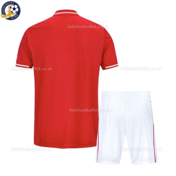 Nottingham Forest Home Kids Football Kit 25_26-back view