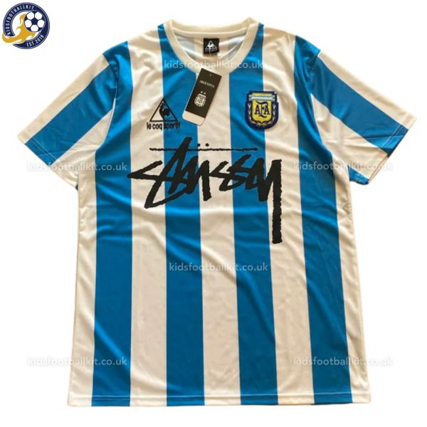 Retro Argentina x Stussy Home Men Shirt 1986 - Front View
