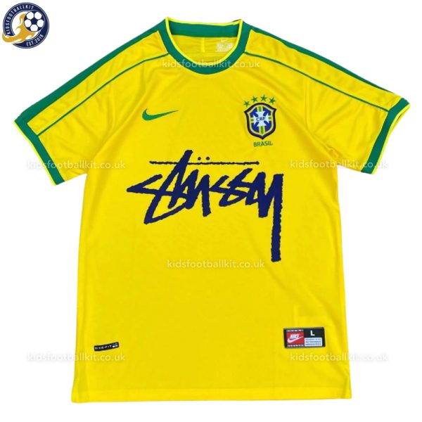 Retro Brazil x Stussy Home Men Shirt 1998 - Front View