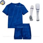 Chelsea Home Kids Football Kit 2025/26 (With Socks) - Back View