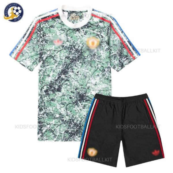 MUFC-X-THE-STONE-ROSES-Kid-Football-Kit-23-24