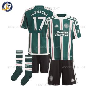 Man Utd Away Kids Kit GARNACHO 17