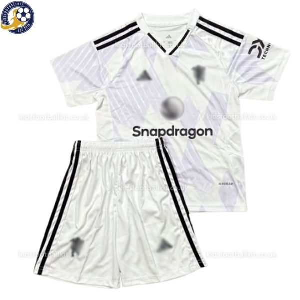 Manchester Utd 25/26 Away Kids Football Kit