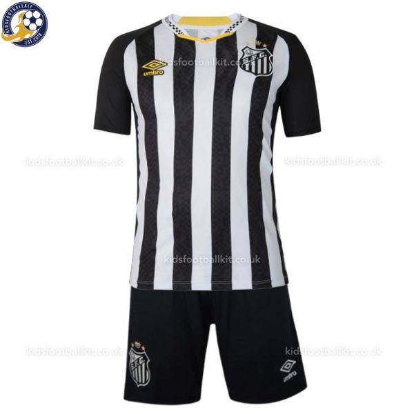 Santos 25/26 Away Kids Football Kit - Front View