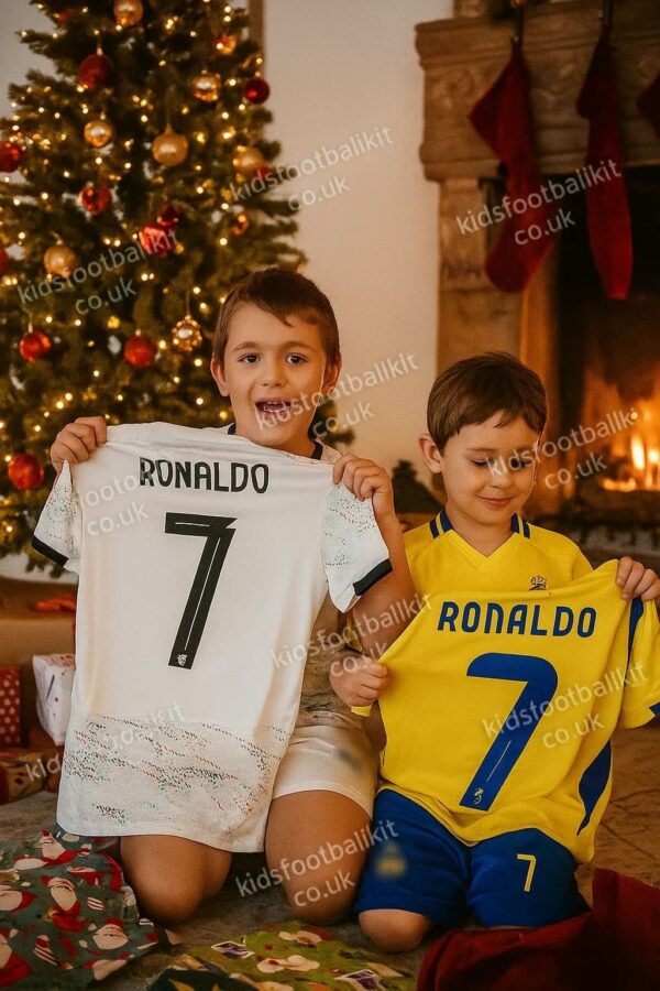 Ronaldo 7 Christmas Football Kits Gift Bundle - AI GEN VER 7