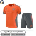 Bay^_^rn Training Men & Kids Football Kit 2025_26 (No Socks) – Red
