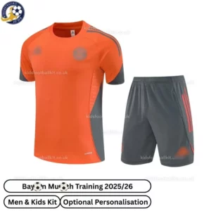 Bay^_^rn Training Men & Kids Football Kit 2025_26 (No Socks) – Red