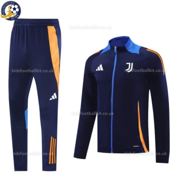 Juventus Men Training Football Tracksuit 24/25 - Dark Blue - Front View