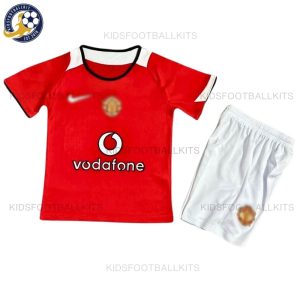 Manchester Utd Home Kids Football Kit 04/06