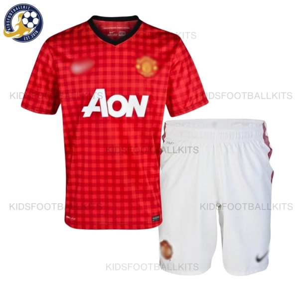 Manchester Utd Home Kids Football Kit 12/13