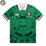 Retro Mexico Home Men Football Shirt 1998 - Front View