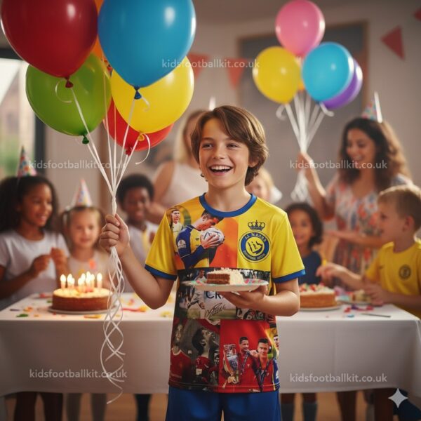 Al Nassr CR7 Edition Kids Football Kit 2025/26 - AI GEN