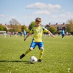 Al Nassr Home Kids Football Kit 24/25 - AI GEN