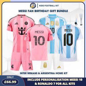 Messi 10 Birthday Football Kits Gift Bundle 4