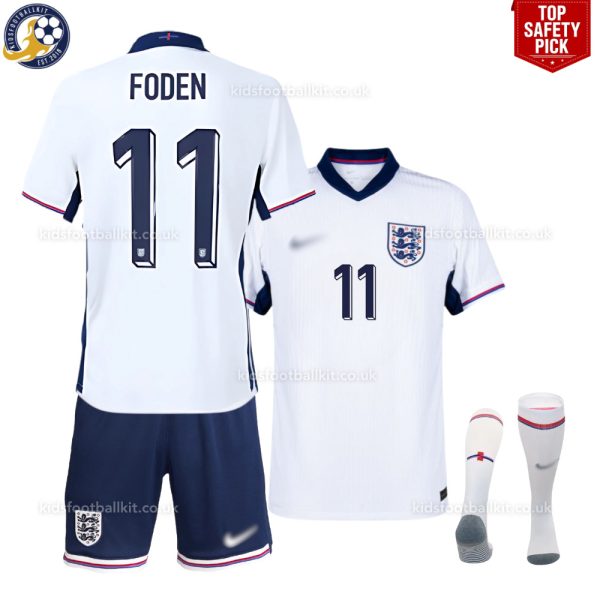 England Home Junior Kit 2024 FODEN 11