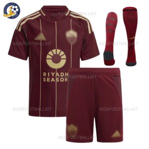 As Roma Home Kid Kit 2024-25 With Socks