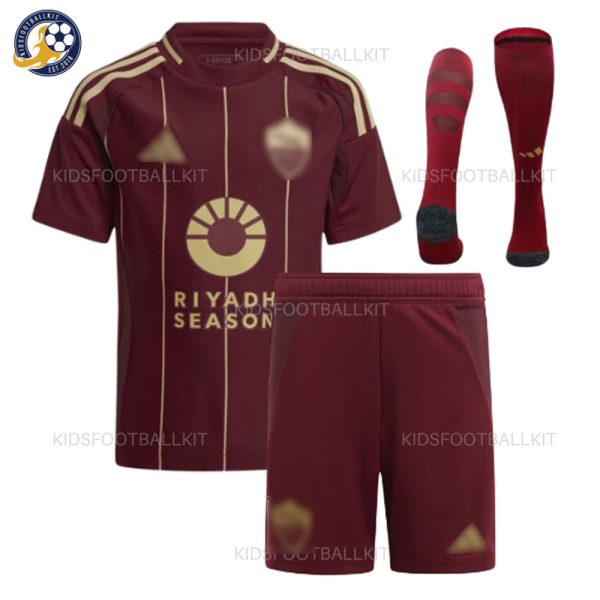As Roma Home Kid Kit 2024-25 With Socks